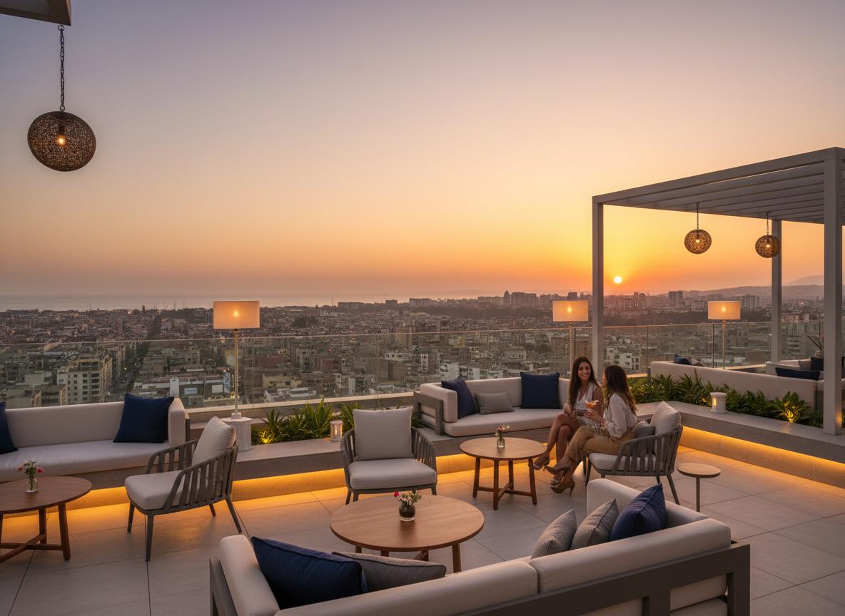 Rooftop hotel Lima
